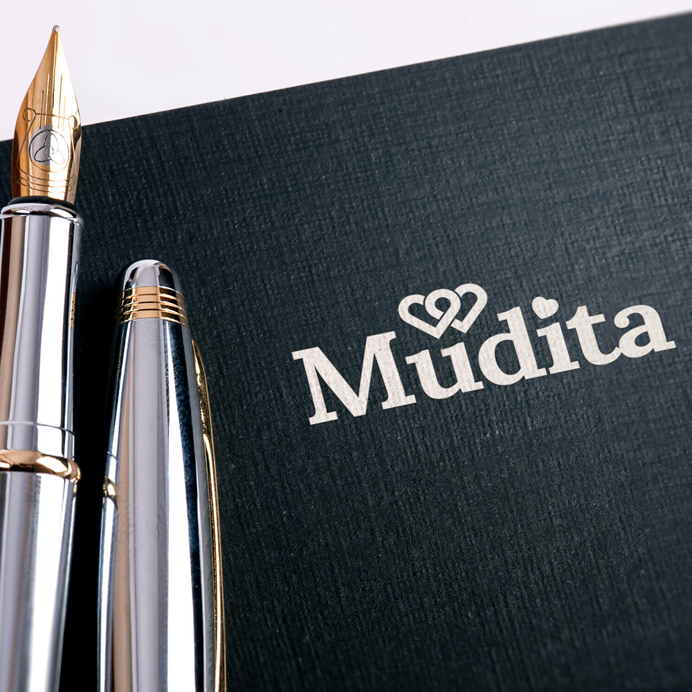 Mudita logo design