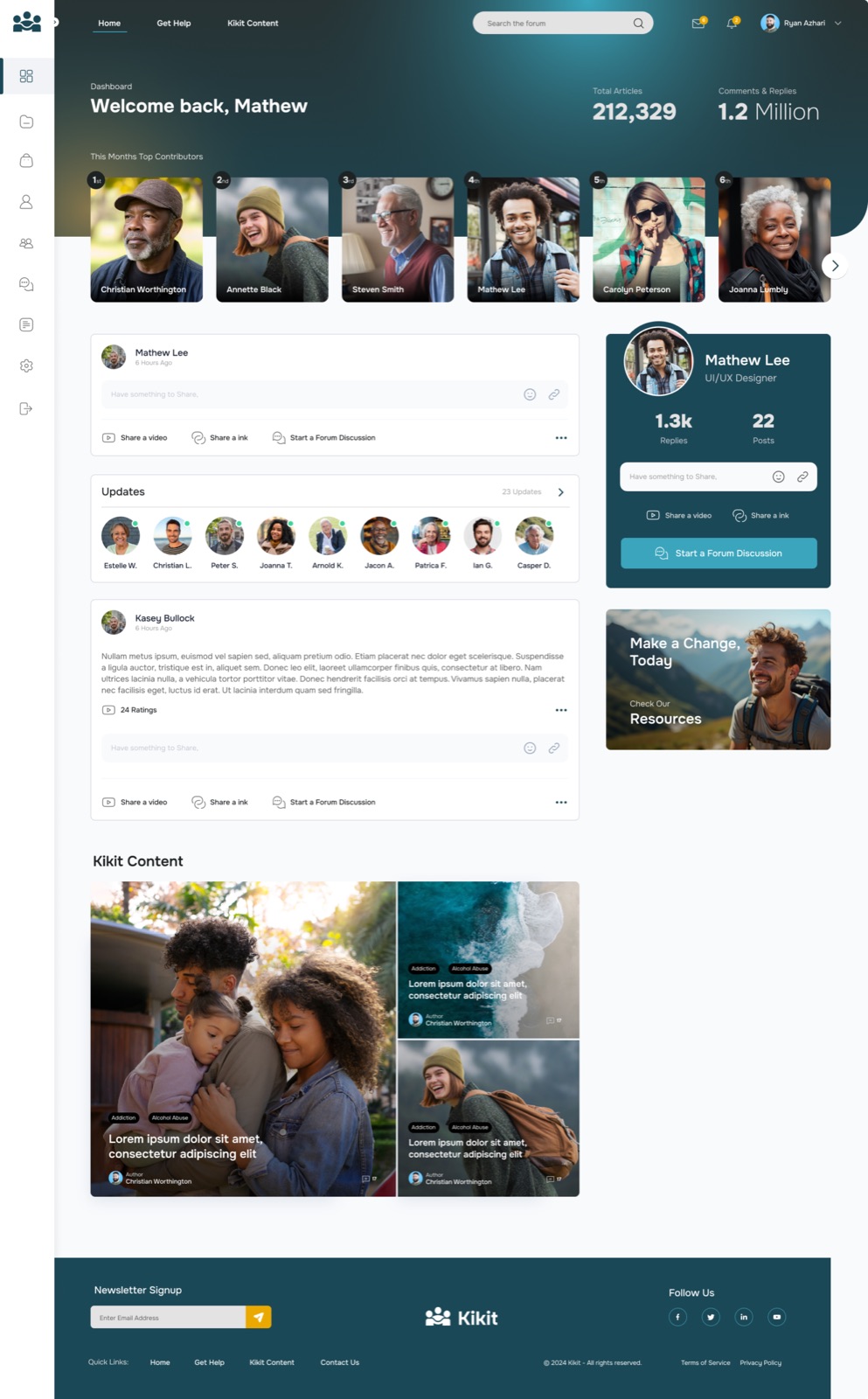 Kikit dashboard design