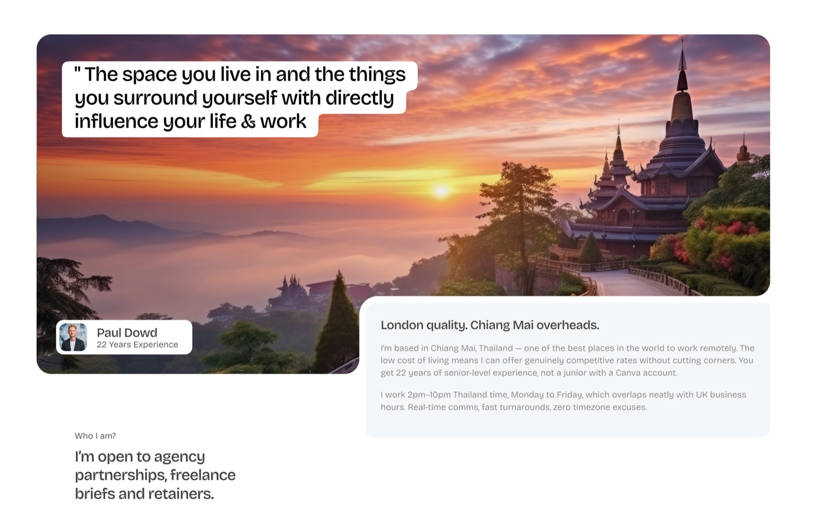 Floatleft homepage and screens