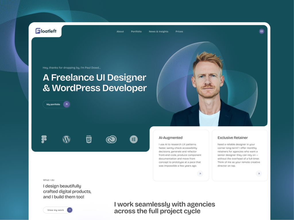 Floatleft website design