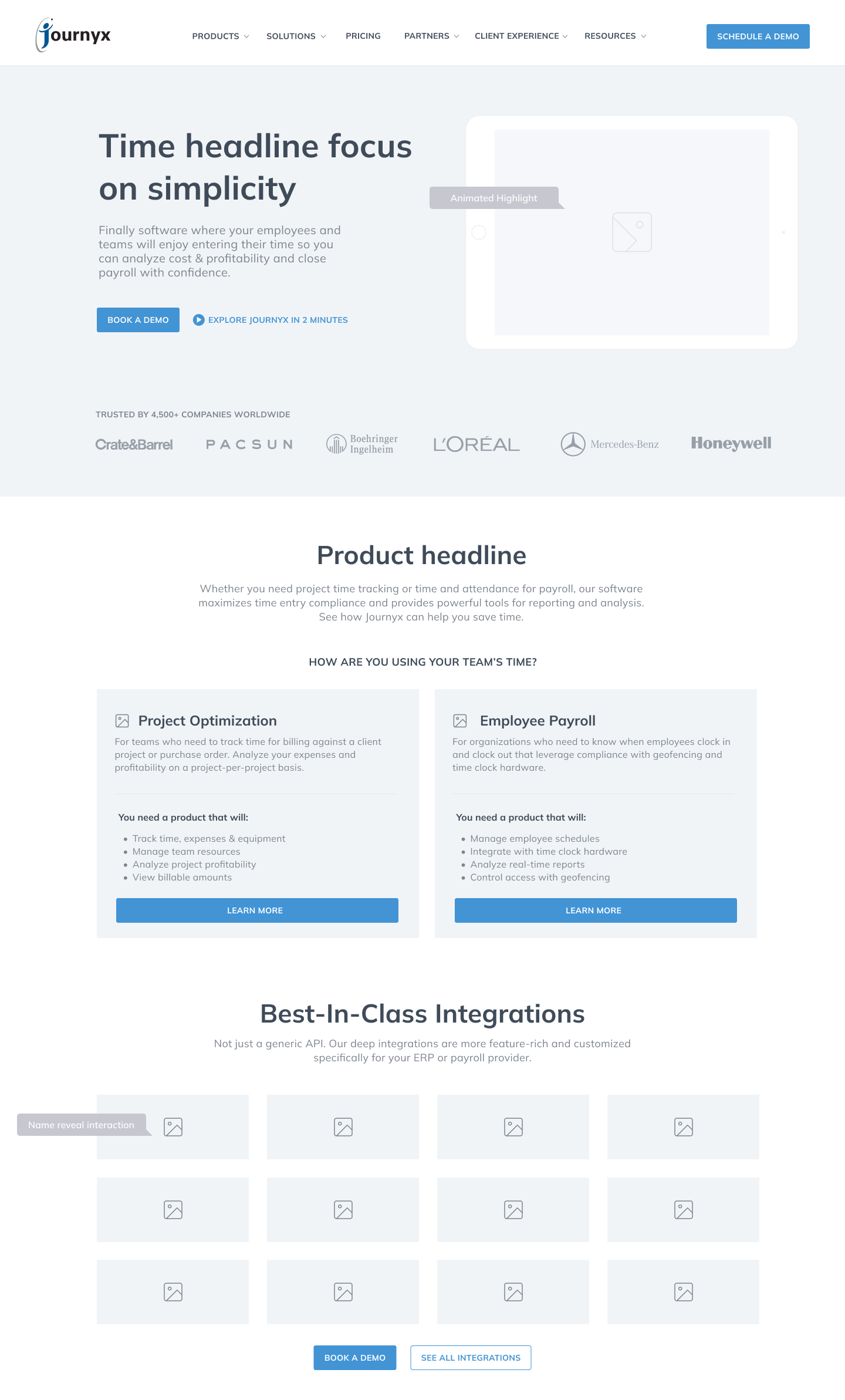 JournyX ui design
