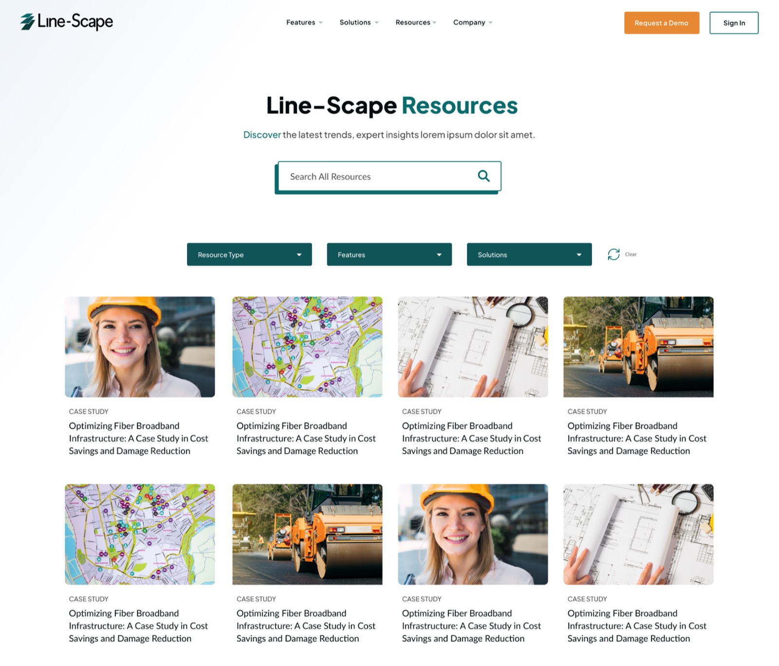 Line-Scape audiences design