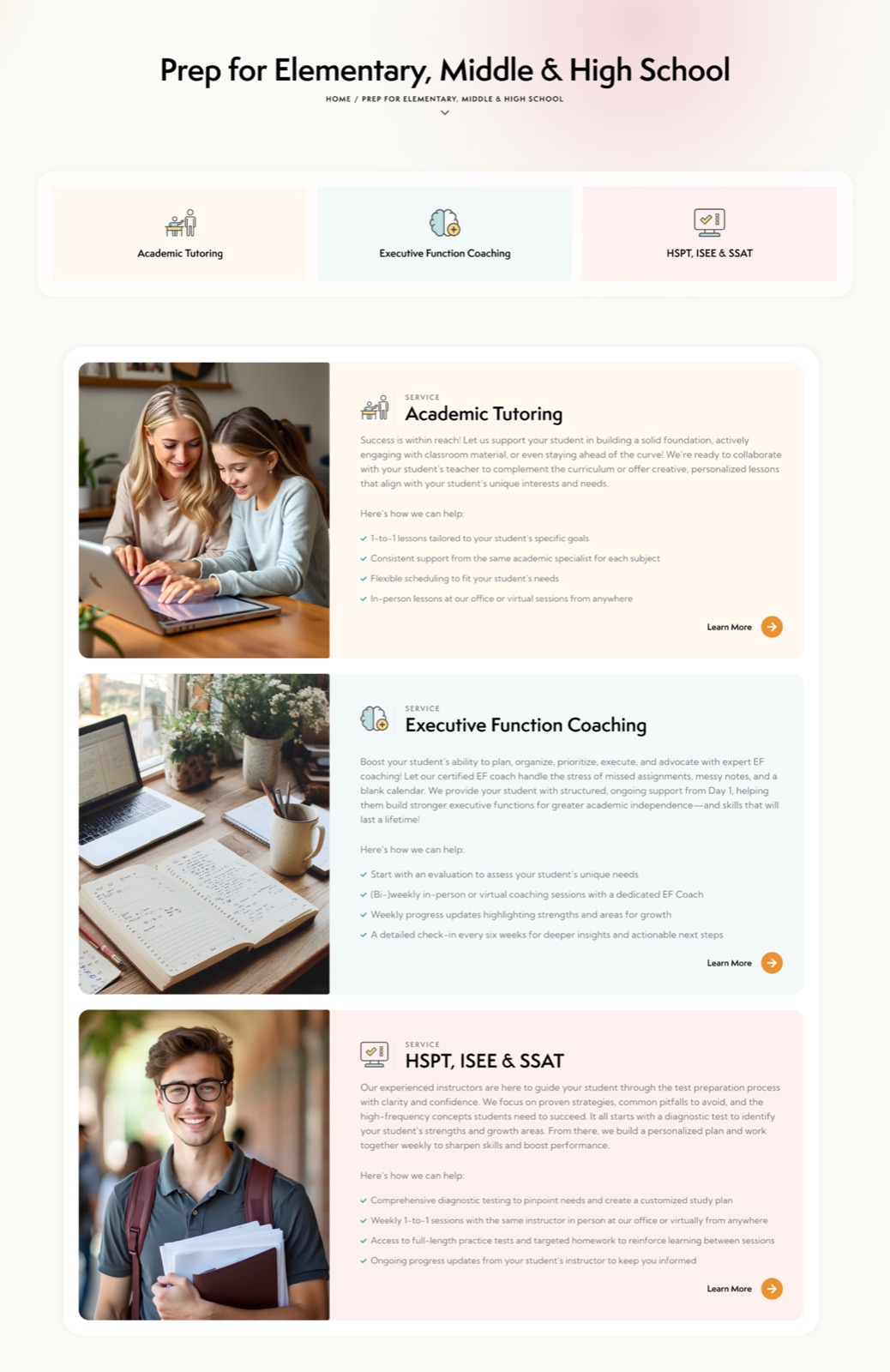 PrepwithUs ux design